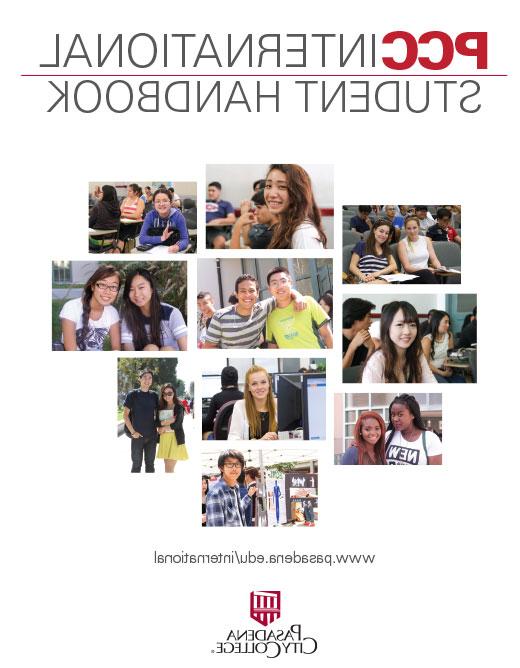 Cover of the International Student Handbook, click to Download